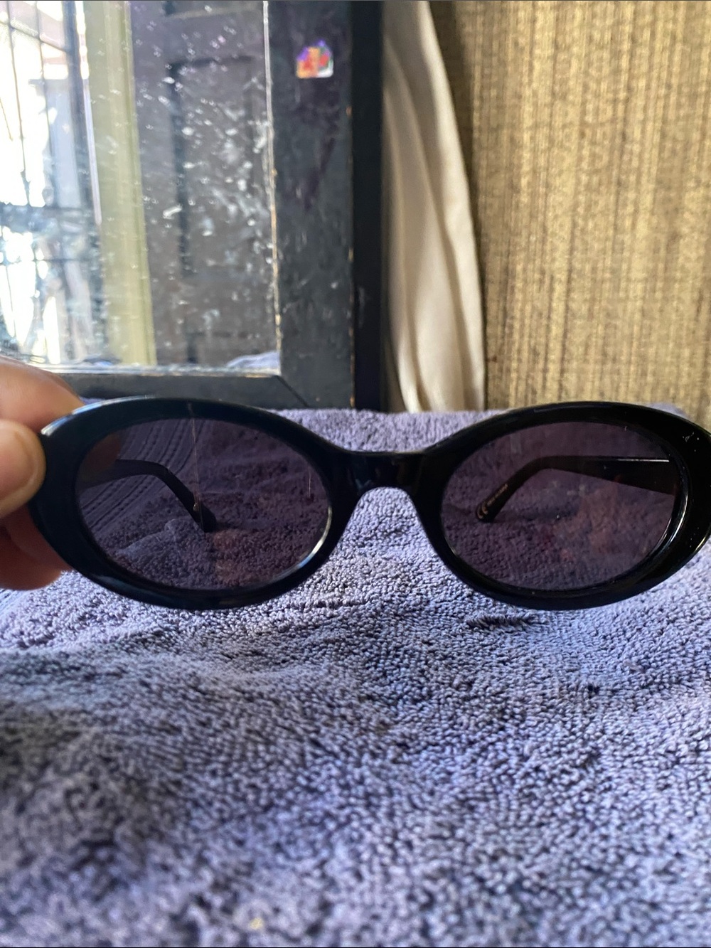 Madewell Black Oval Women's Sunglasses